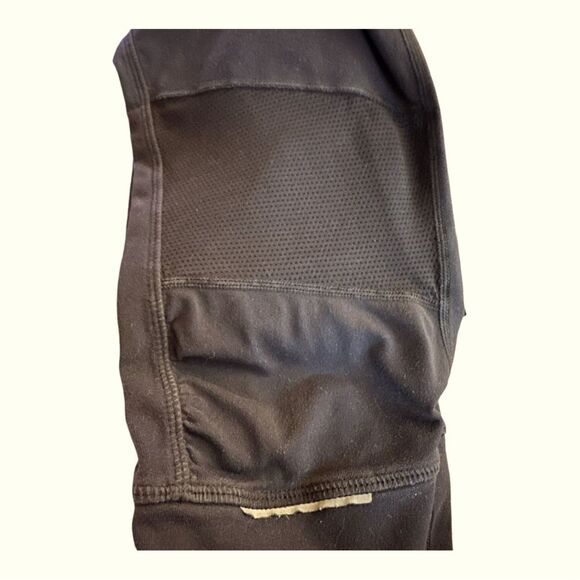 Athleta Women Black Relay Capri Crop Tight Leggings Reflectors S Style 862109 - Picture 7 of 7